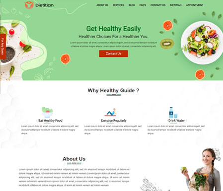 Dietitian Website