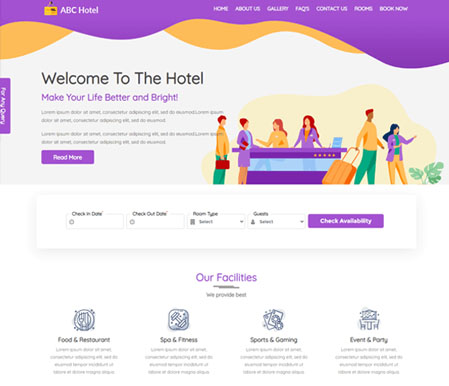 Hotel Website