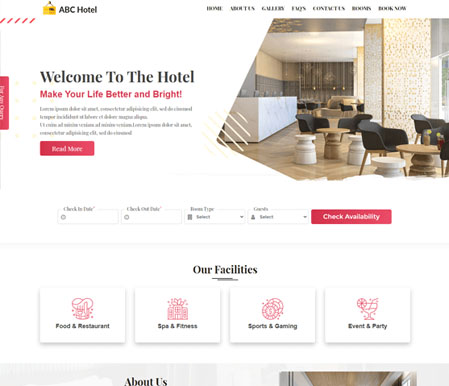 Hotel Website