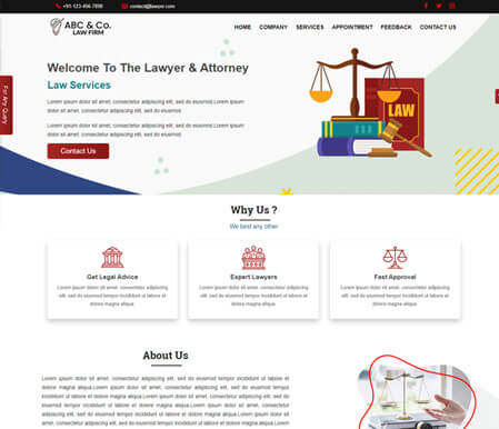 Lawyer Website