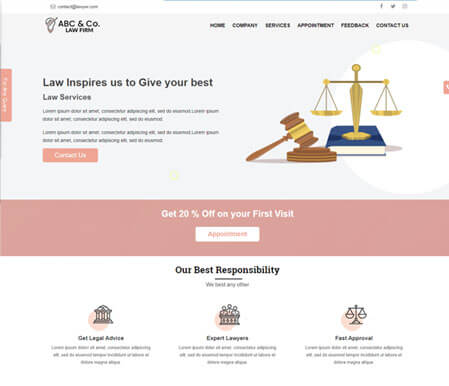 Lawyer Website