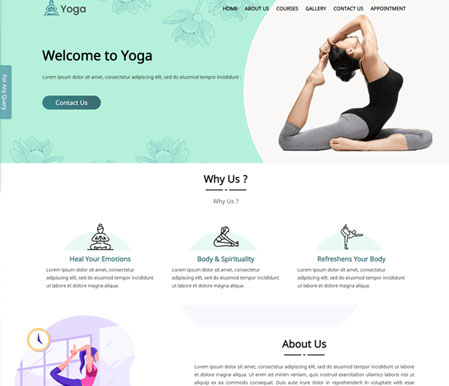 Yoga Website