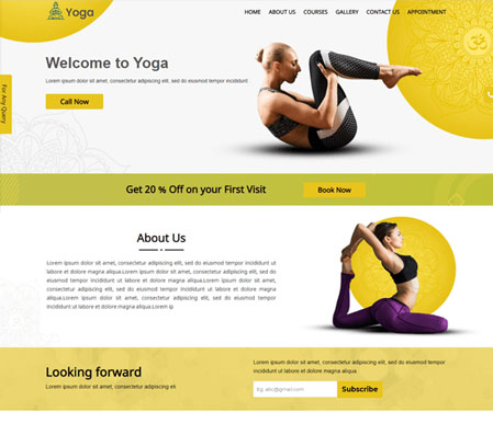 Yoga Website